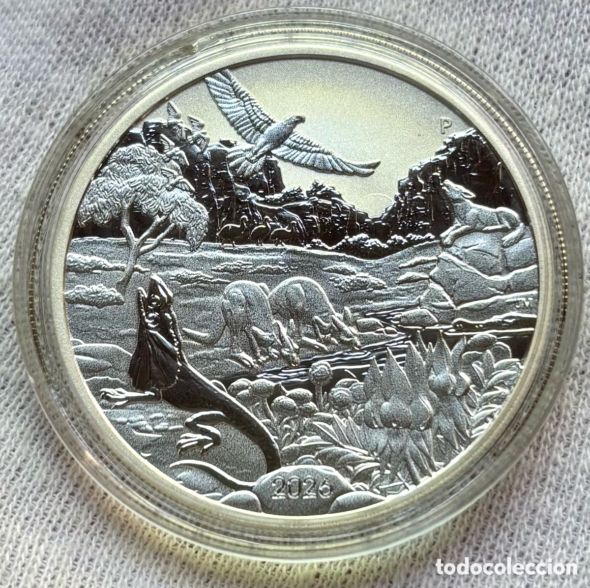 Monedas antiguas de Ocean&iacute;a: Moneda PLATA 1 Onza AUSTRALIA 2026 Outback 1 Dollar Carlos III. Oz 999