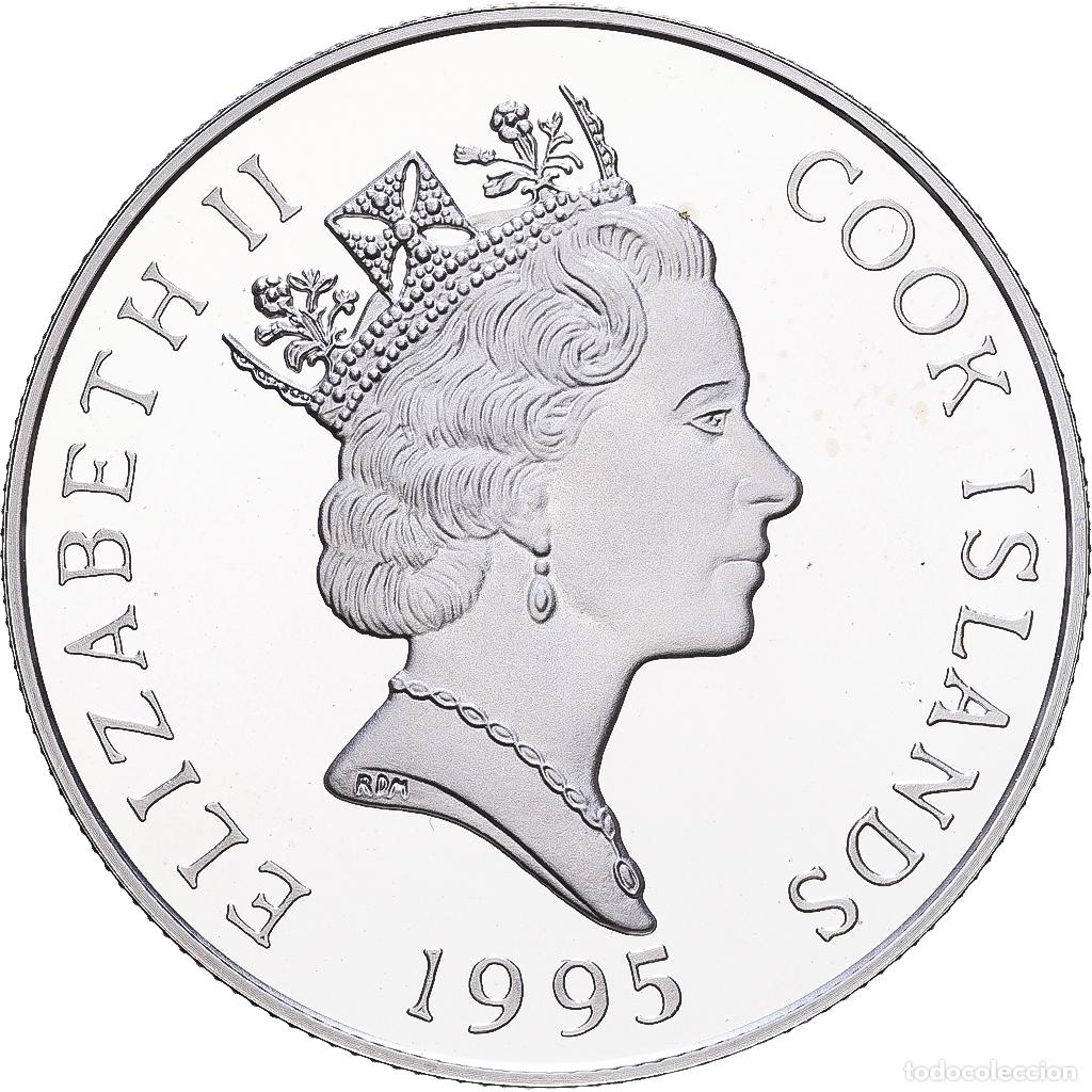 Monedas antiguas de Ocean&iacute;a: [#1552396] Islas Cook, Elizabeth II, 5 Dollars, 1995, Prueba, Plata, FDC, KM:234