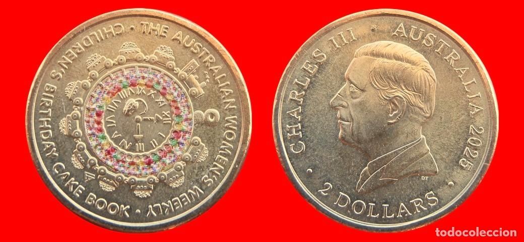Monedas antiguas de Ocean&iacute;a: 2 DOLARES 2025 COLOREADA AUSTRALIA-155751