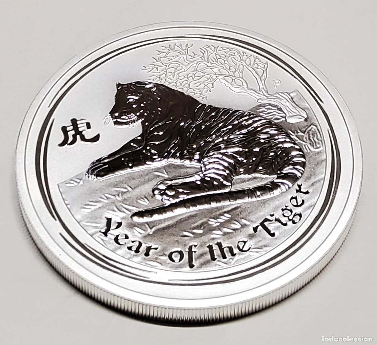 Monedas antiguas de Ocean&iacute;a: 8 D&Oacute;LARES de AUSTRALIA DEL A&Ntilde;O 2010.SON 5 ONZAS DE PLATA PURA DE LEY 9999