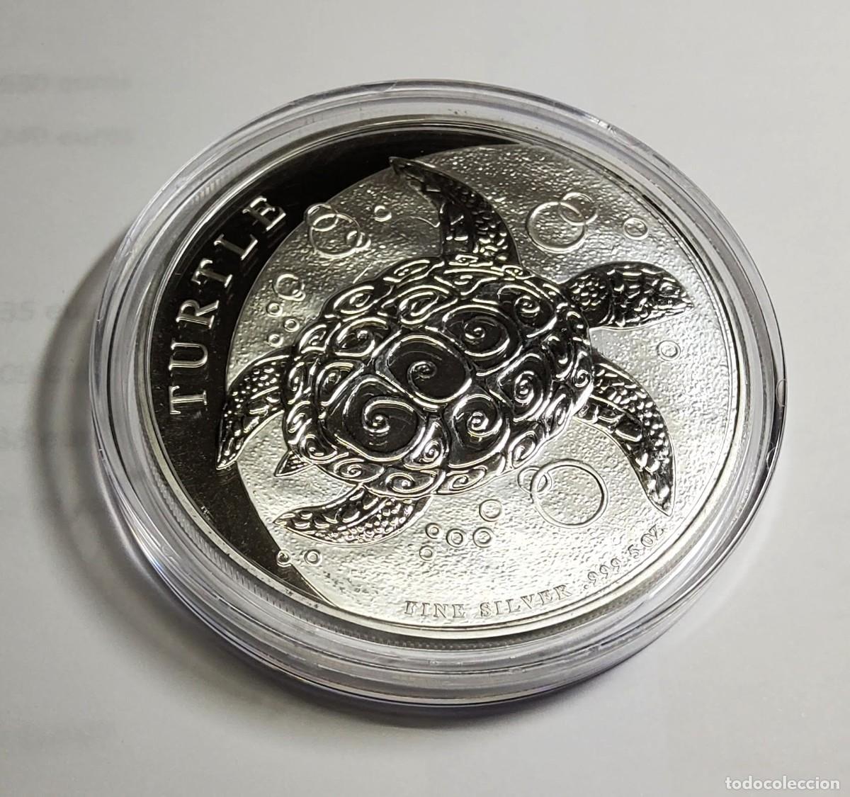 Monedas antiguas de Ocean&iacute;a: 10 D&Oacute;LARES de ISLAS NIUE DEL A&Ntilde;O 2022.PROOF.5 ONZAS DE PLATA PURA DE LEY 9999