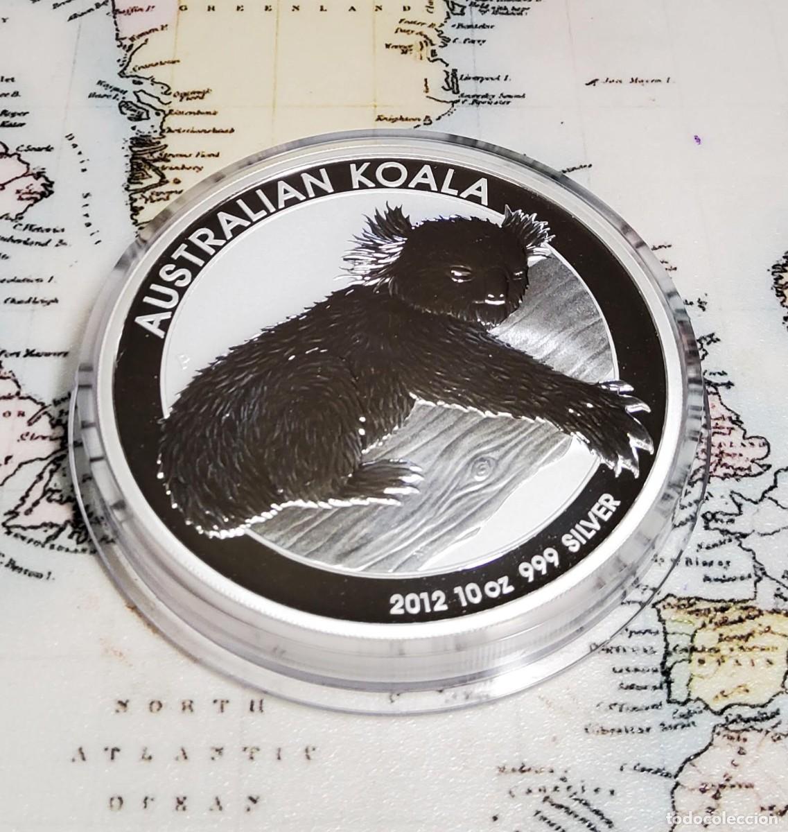Monedas antiguas de Ocean&iacute;a: 10 D&Oacute;LARES DE AUSTRALIA DEL A&Ntilde;O 2012.PROOF.10 ONZAS DE PLATA PURA DE LEY 9999.