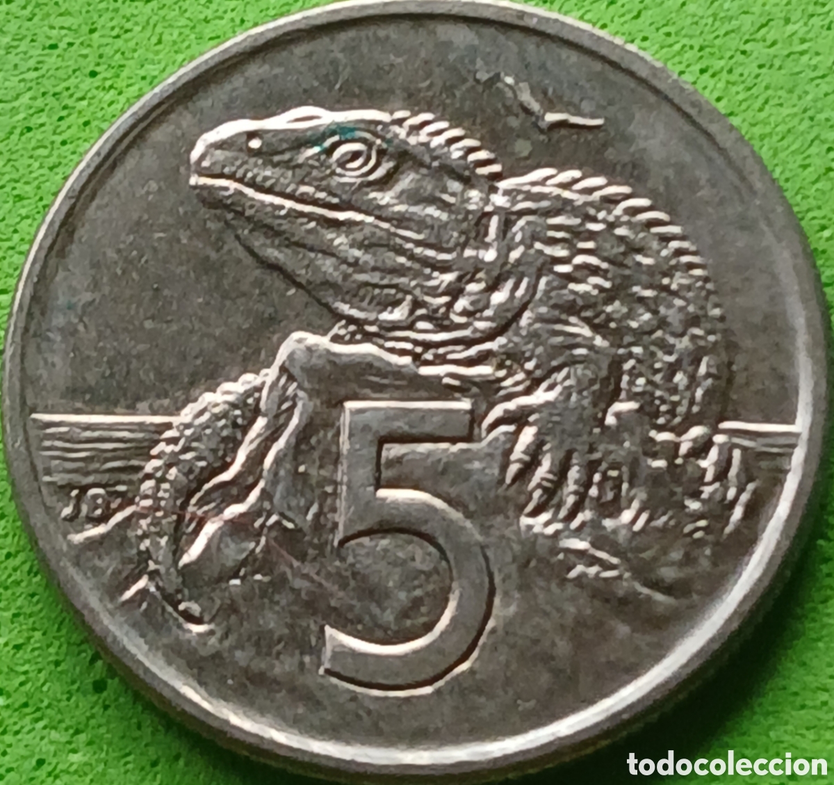 Monedas antiguas de Ocean&iacute;a: Nueva Zelanda 5 cents 1994 km#60
