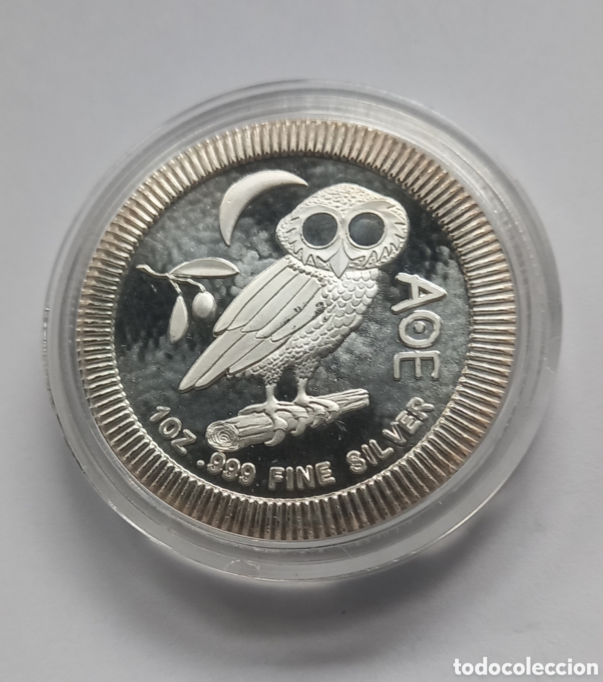 Monedas antiguas de Ocean&iacute;a: NIUE ONZA PLATA PURA 2017 LECHUZA