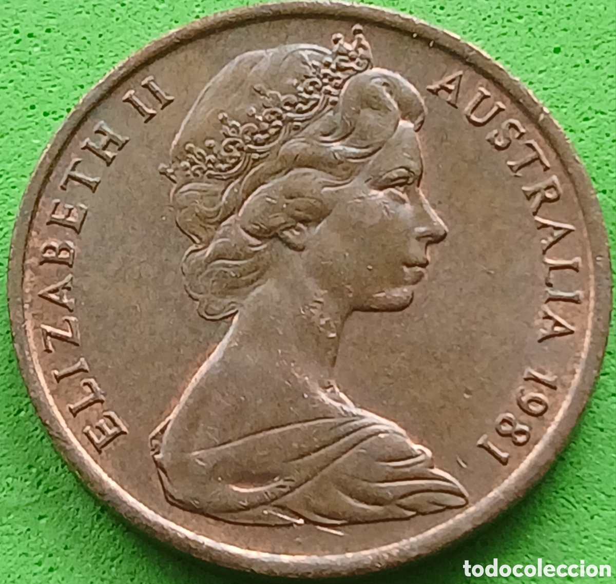 Monedas antiguas de Ocean&iacute;a: Australia 2 cents 1981 km#63 - Foto 2