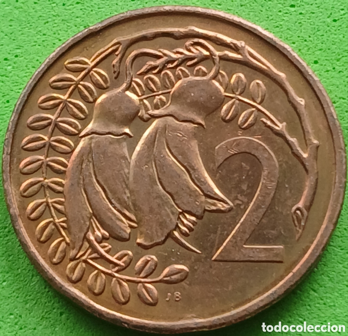 Monedas antiguas de Ocean&iacute;a: Nueva Zelanda 2 cents 1983 km#32