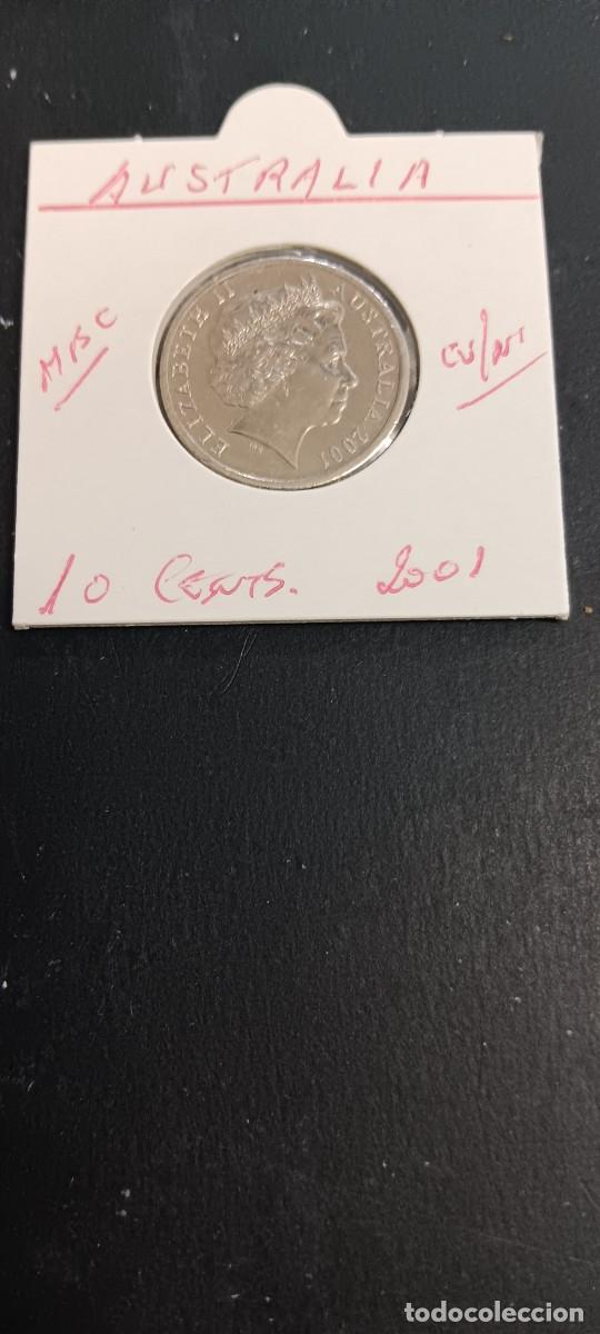 Monedas antiguas de Ocean&iacute;a: AUSTRALIA 10 CENTIMOS 2001 MBC KM=402 (CUPRONIQUEL)