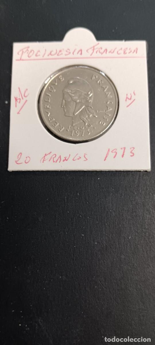 Monedas antiguas de Ocean&iacute;a: POLINESIA FRANCESA 20 FRANCOS 1973 BC KM9 (NIQUEL)