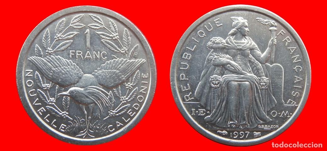 Monedas antiguas de Ocean&iacute;a: 1 FRANCO 1997 NUEVA CALEDONIA-156163