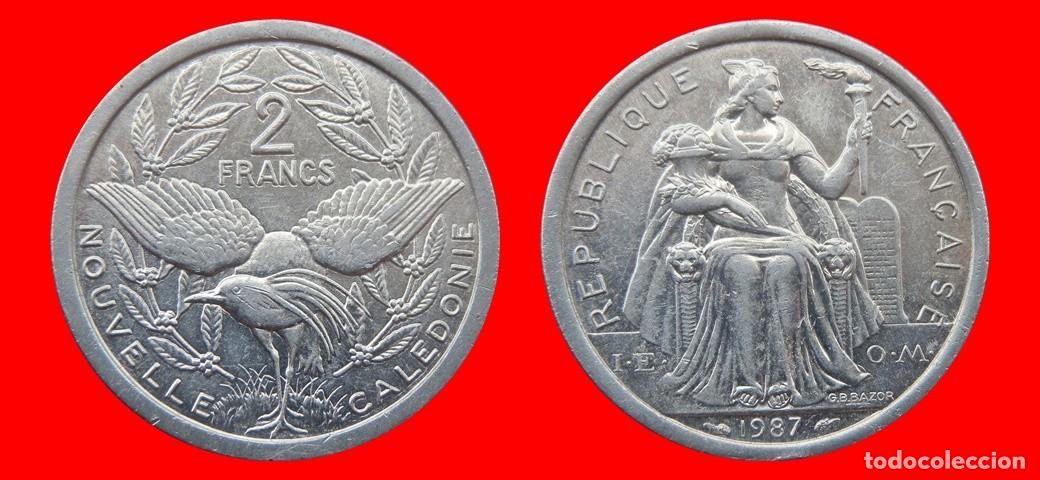Monedas antiguas de Ocean&iacute;a: 2 FRANCOS 1987 NUEVA CALEDONIA-156167