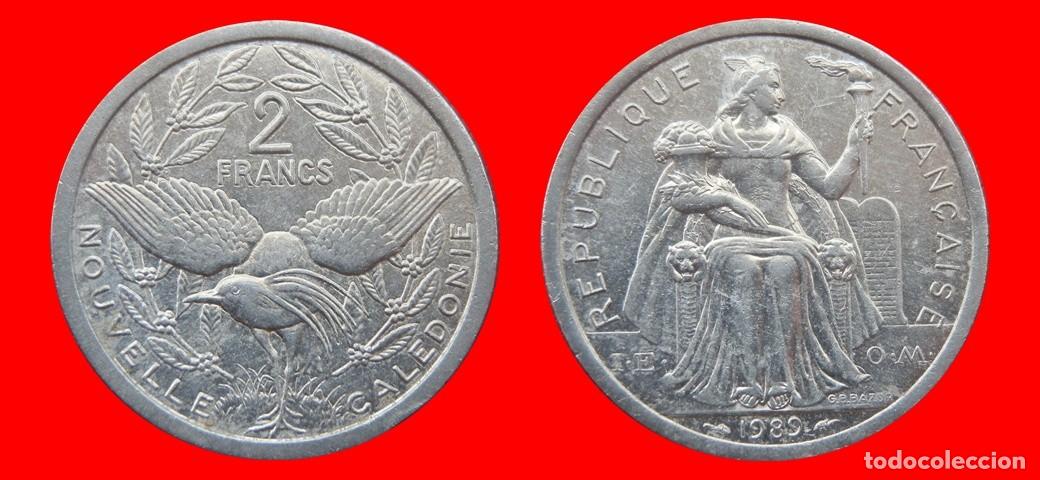 Monedas antiguas de Ocean&iacute;a: 2 FRANCOS 1989 NUEVA CALEDONIA-156168