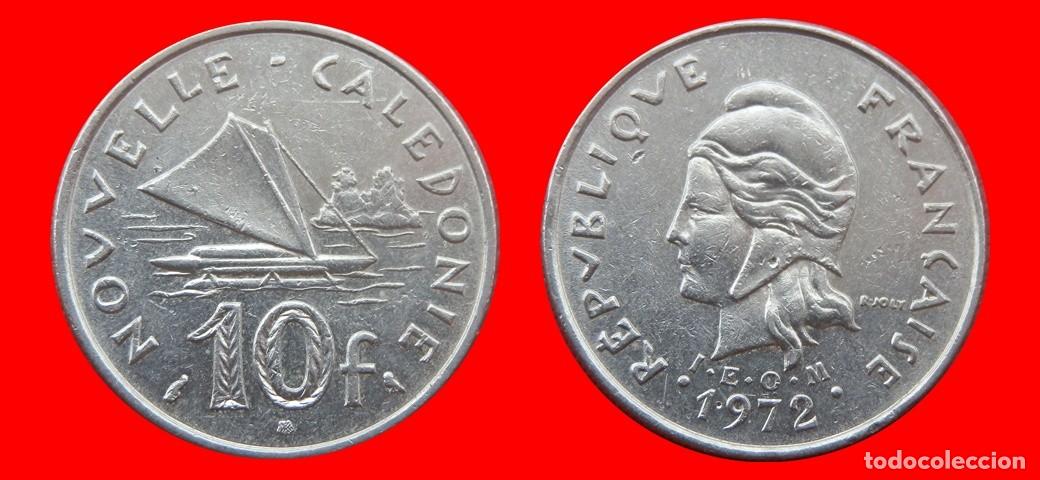 Monedas antiguas de Ocean&iacute;a: 10 FRANCOS 1972 NUEVA CALEDONIA-156170
