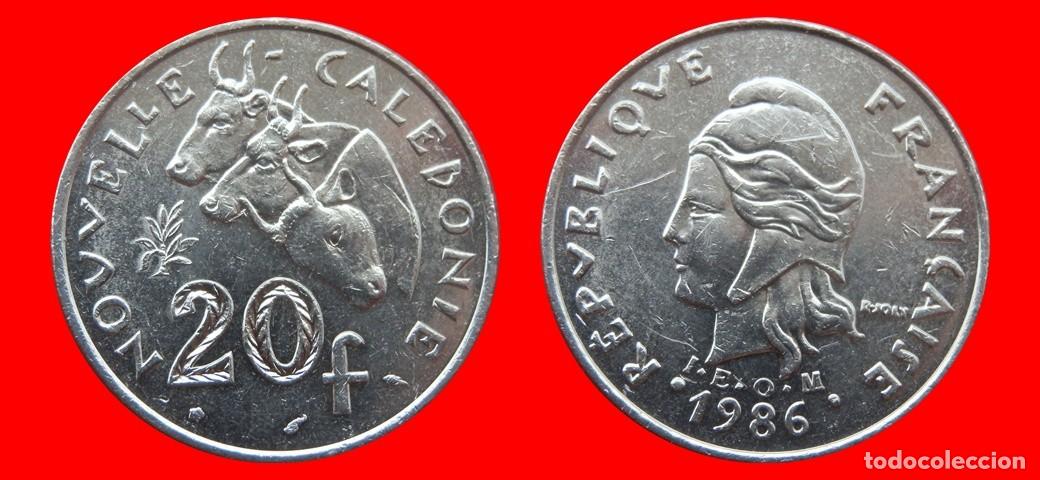 Monedas antiguas de Ocean&iacute;a: 20 FRANCOS 1986 NUEVA CALEDONIA-156176