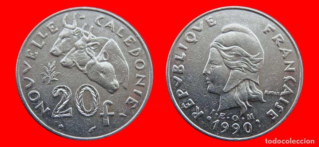 Monedas antiguas de Ocean&iacute;a: 20 FRANCOS 1990 NUEVA CALEDONIA-156177