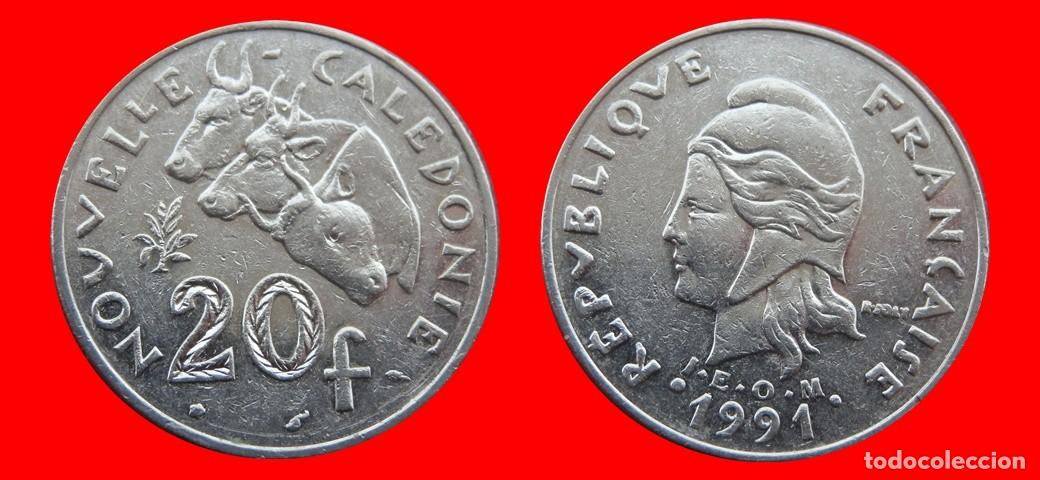Monedas antiguas de Ocean&iacute;a: 20 FRANCOS 1991 NUEVA CALEDONIA-156178