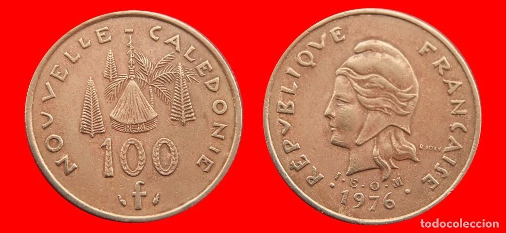 Monedas antiguas de Ocean&iacute;a: 100 FRANCOS 1976 NUEVA CALEDONIA-156180