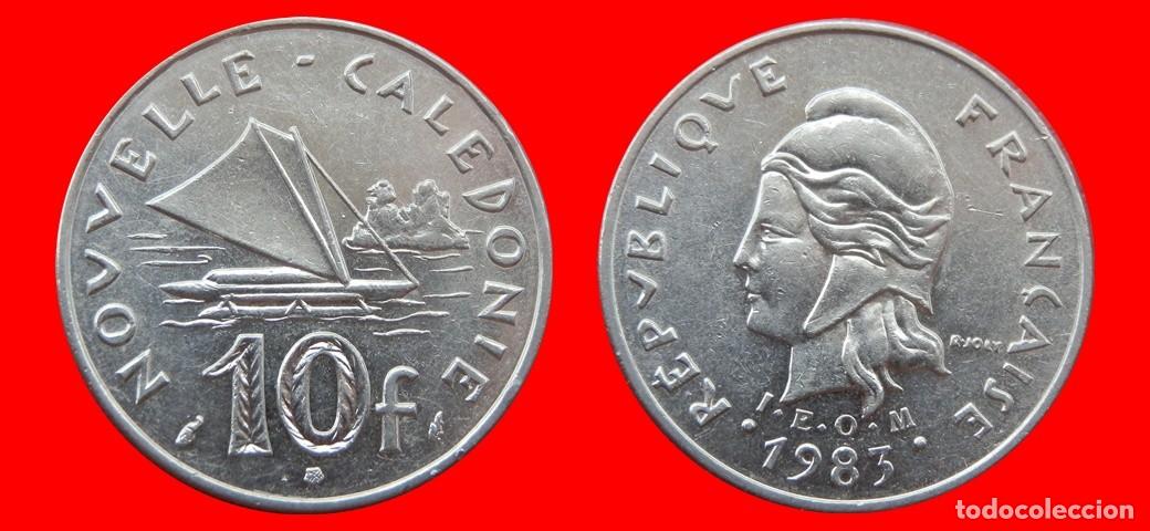 Monnaies anciennes d'Oc&eacute;anie: 10 FRANCOS 1983 NUEVA CALEDONIA-156172