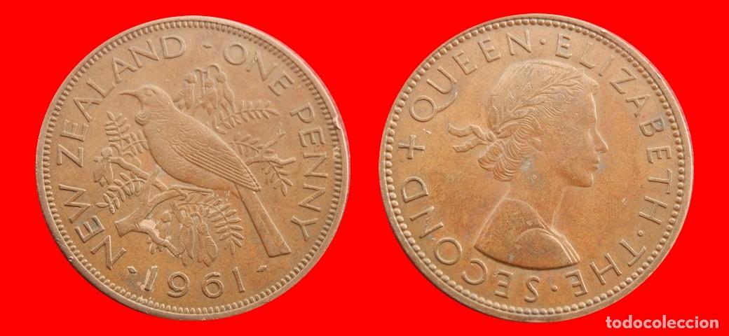 Monedas antiguas de Ocean&iacute;a: 1 PENIQUE PENNY 1961 NUEVA ZELANDA-156203