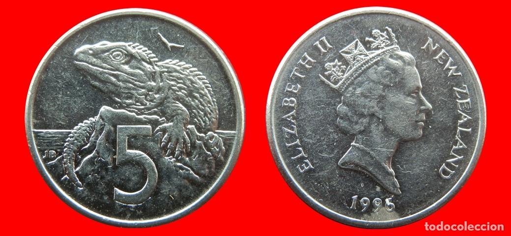 Monedas antiguas de Ocean&iacute;a: 5 CENTAVOS CENTS CENTIMOS 1996 NUEVA ZELANDA-156215