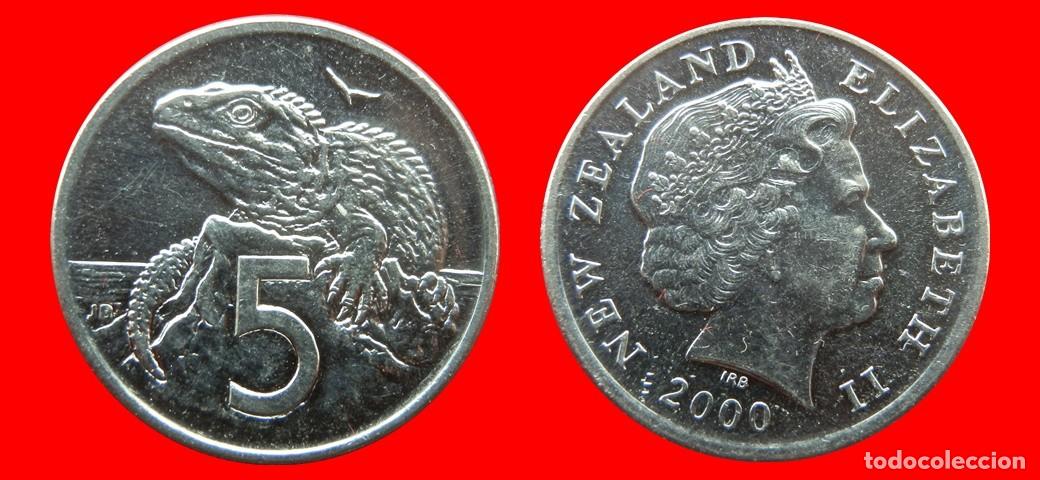 Monedas antiguas de Ocean&iacute;a: 5 CENTAVOS CENTS CENTIMOS 2000 NUEVA ZELANDA-156216