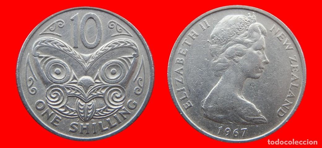 Monedas antiguas de Ocean&iacute;a: 10 CENTAVOS CENTS CENTIMOS 1967 NUEVA ZELANDA-156218