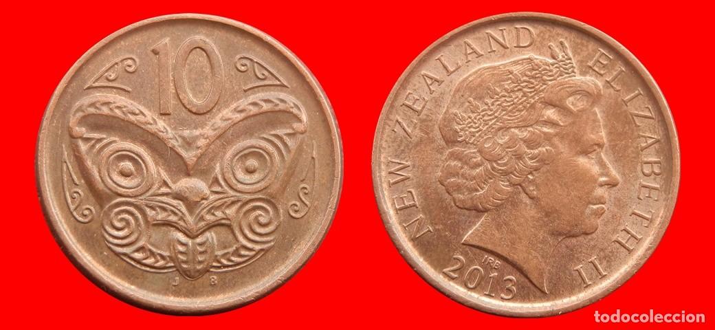 Monedas antiguas de Ocean&iacute;a: 10 CENTAVOS CENTS CENTIMOS 2013 NUEVA ZELANDA-156222