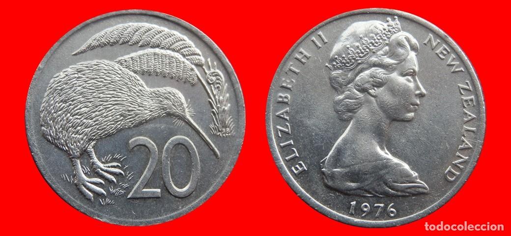 Monedas antiguas de Ocean&iacute;a: 20 CENTAVOS CENTS CENTIMOS 1976 NUEVA ZELANDA-156224