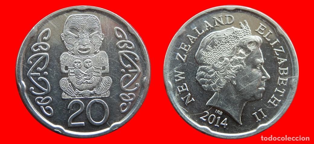 Monedas antiguas de Ocean&iacute;a: 20 CENTAVOS CENTS CENTIMOS 2014 NUEVA ZELANDA-156228