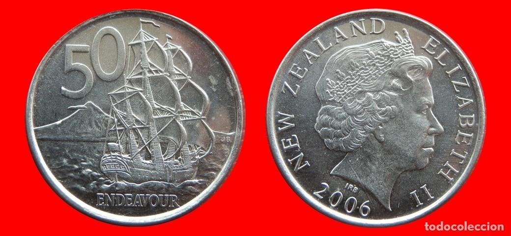 Monedas antiguas de Ocean&iacute;a: 50 CENTAVOS CENTS CENTIMOS 2006 NUEVA ZELANDA-156231