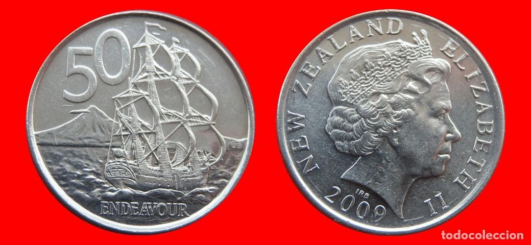 Monedas antiguas de Ocean&iacute;a: 50 CENTAVOS CENTS CENTIMOS 2009 NUEVA ZELANDA-156232