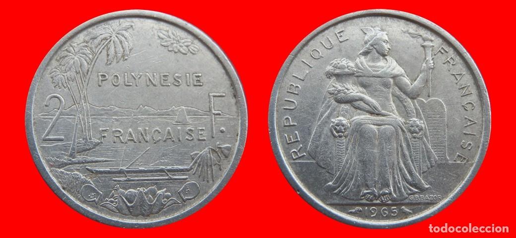 Monedas antiguas de Ocean&iacute;a: 2 FRANCOS 1965 POLINESIA-156253