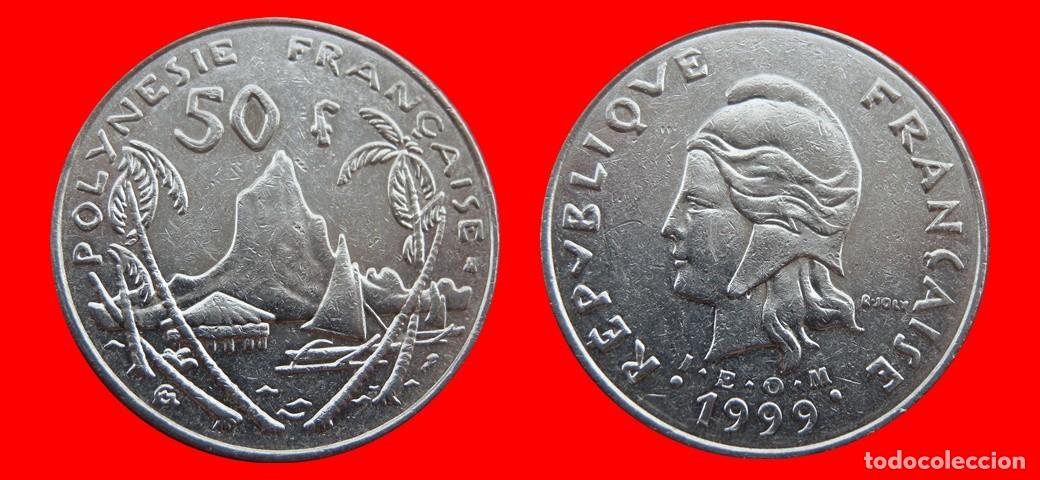 Monedas antiguas de Ocean&iacute;a: 50 FRANCOS 1999 POLINESIA-156262