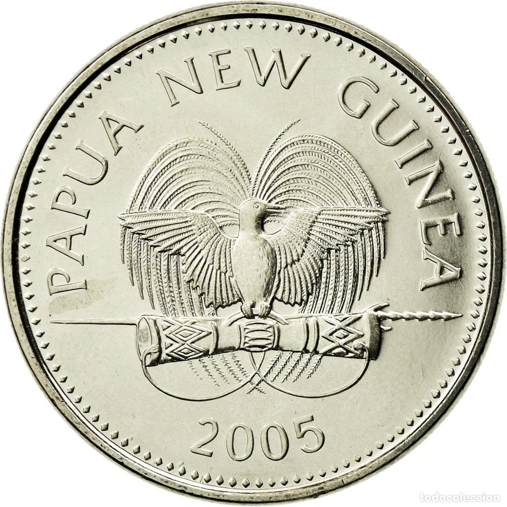 Monedas antiguas de Ocean&iacute;a: [#588248] Moneda, Pap&uacute;a-Nueva Guinea, 20 Toea, 2005, SC, N&iacute;quel chapado en acero, KM:5a