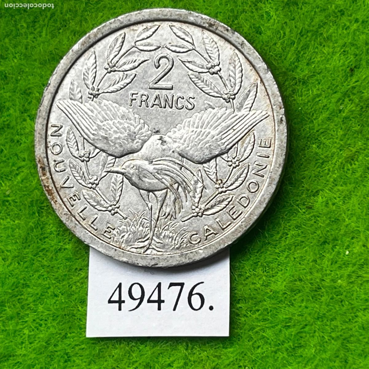 Monedas antiguas de Ocean&iacute;a: Nueva Caledonia 2 francos 2000