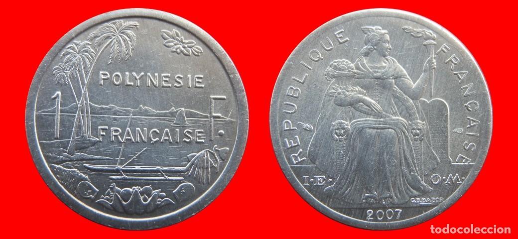 Monedas antiguas de Ocean&iacute;a: 1 FRANCO 2007 POLINESIA-156325