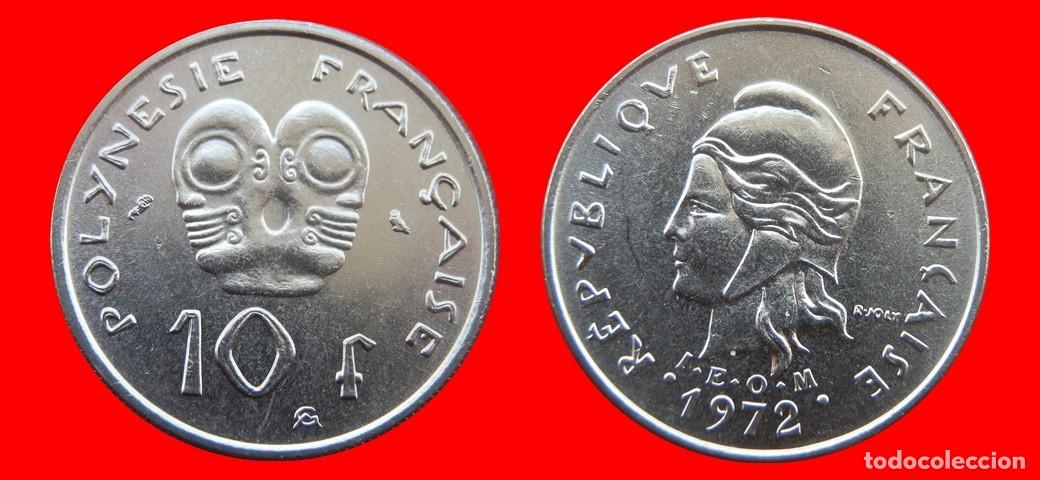 Monedas antiguas de Ocean&iacute;a: 10 FRANCOS 1972 POLINESIA-156333