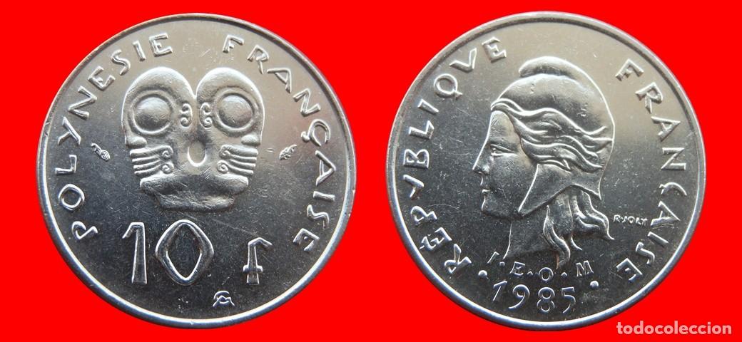 Monedas antiguas de Ocean&iacute;a: 10 FRANCOS 1985 POLINESIA-156335