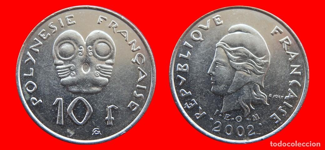 Monedas antiguas de Ocean&iacute;a: 10 FRANCOS 2002 POLINESIA-156336