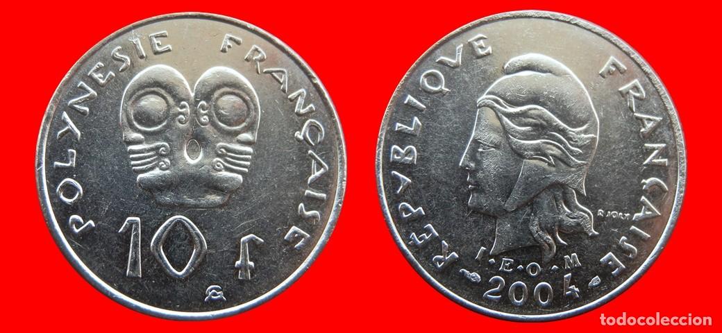 Monedas antiguas de Ocean&iacute;a: 10 FRANCOS 2004 POLINESIA-156337