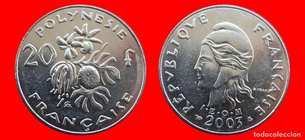 Monedas antiguas de Ocean&iacute;a: 20 FRANCOS 2003 POLINESIA-156341