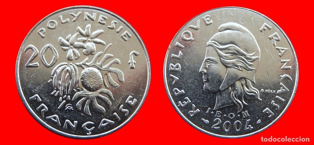 Monedas antiguas de Ocean&iacute;a: 20 FRANCOS 2004 POLINESIA-156342