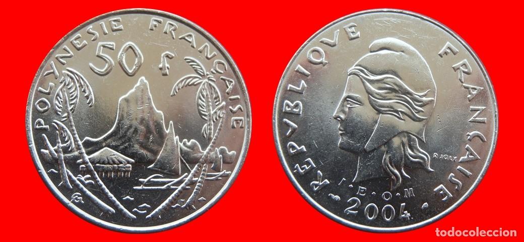 Monedas antiguas de Ocean&iacute;a: 50 FRANCOS 2004 POLINESIA-156344