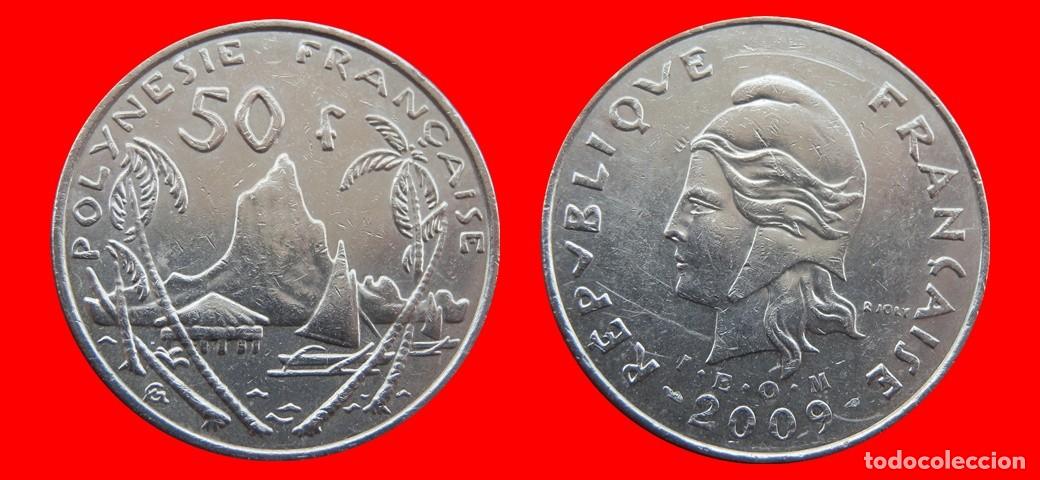 Monedas antiguas de Ocean&iacute;a: 50 FRANCOS 2008 POLINESIA-156345