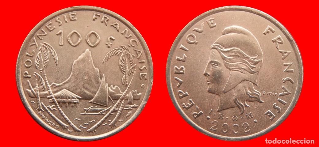 Monedas antiguas de Ocean&iacute;a: 100 FRANCOS 2002 POLINESIA-156350