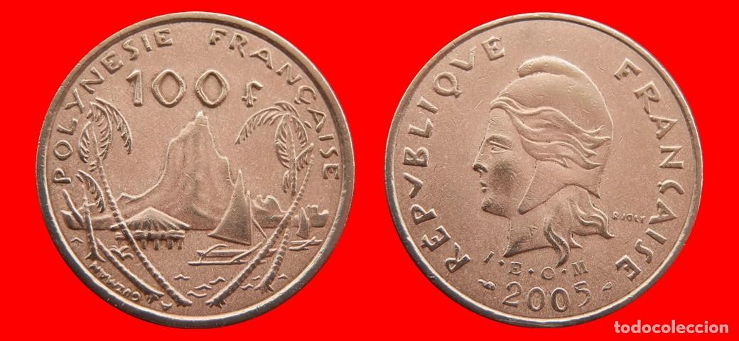 Monedas antiguas de Ocean&iacute;a: 100 FRANCOS 2005 POLINESIA-156352