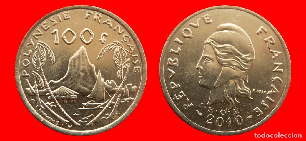 Monedas antiguas de Ocean&iacute;a: 100 FRANCOS 2010 POLINESIA-156353