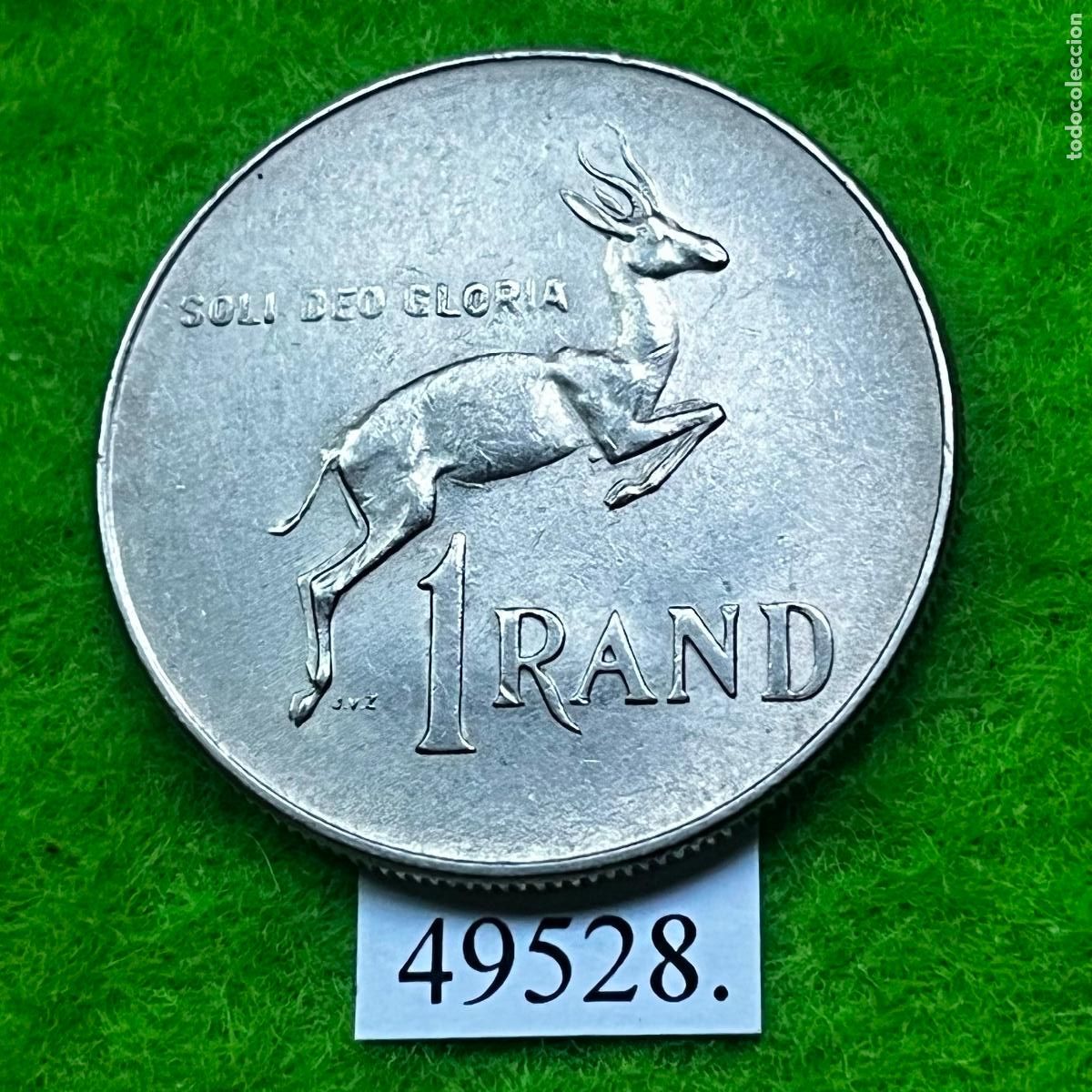 Monedas antiguas de Ocean&iacute;a: Sudafrica 1 rand 1977