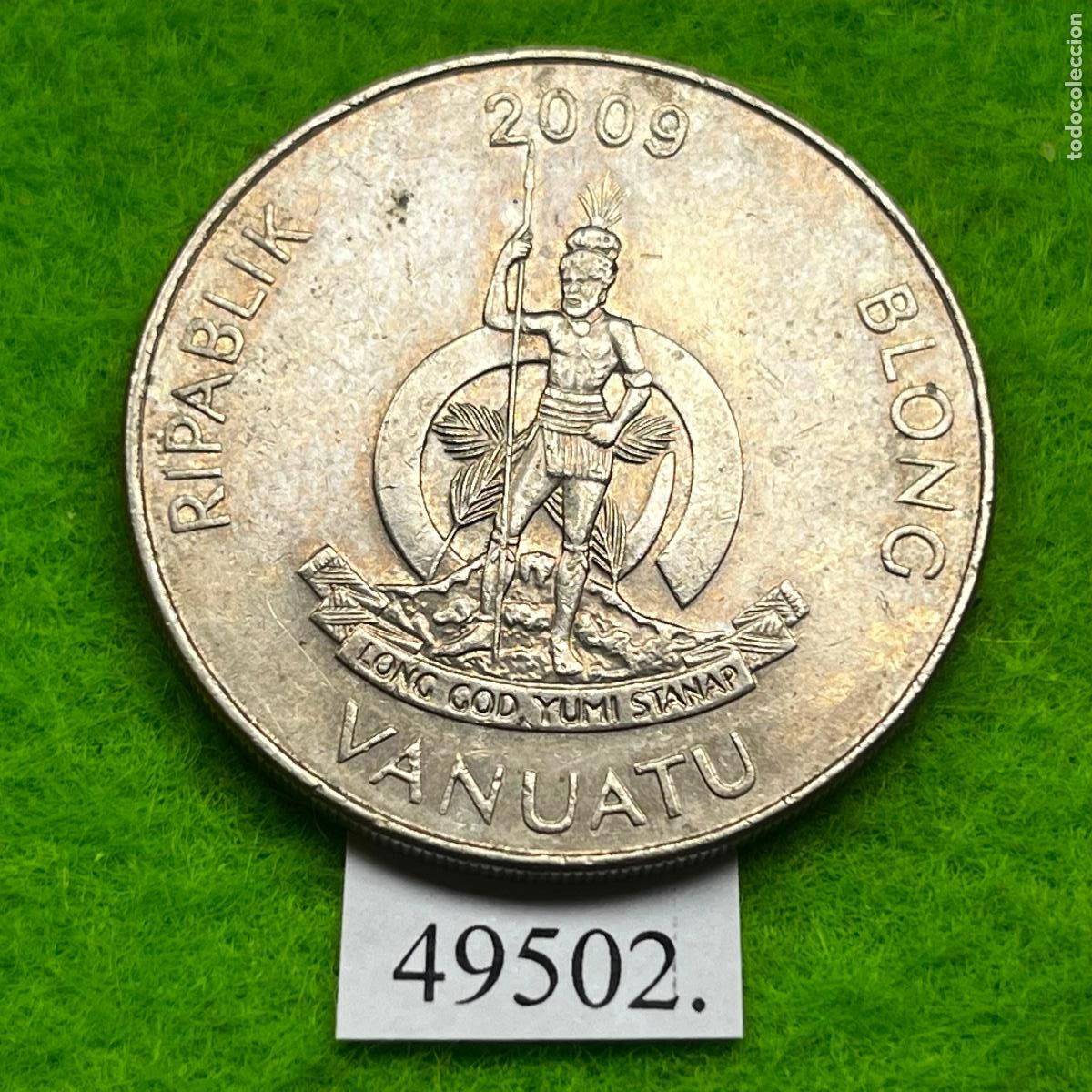 Monedas antiguas de Ocean&iacute;a: Vanuatu 50 vatu 2009