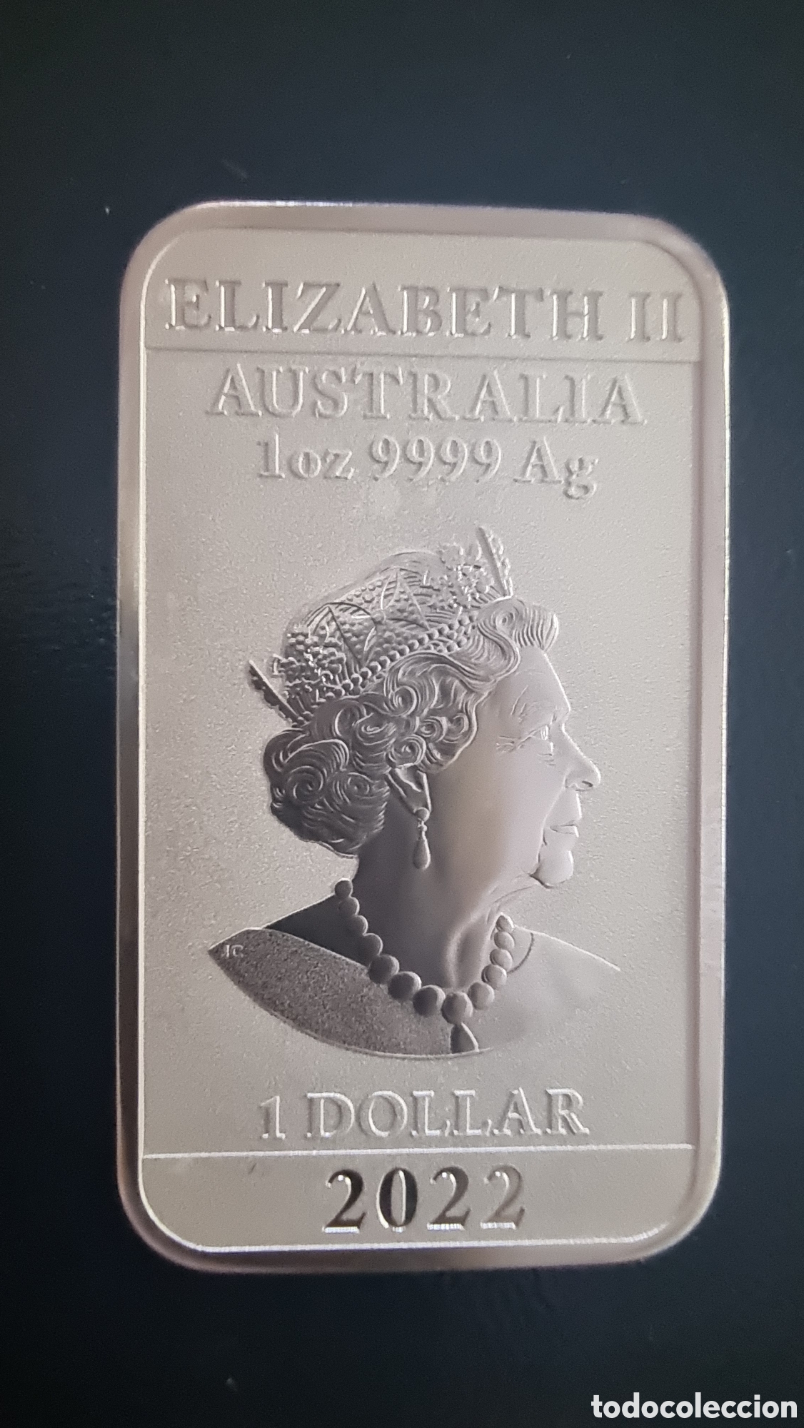 Monedas antiguas de Ocean&iacute;a: DRAGON RECTANGULAR del 2022 de 1OZ.PLATA 999,9 - Foto 2