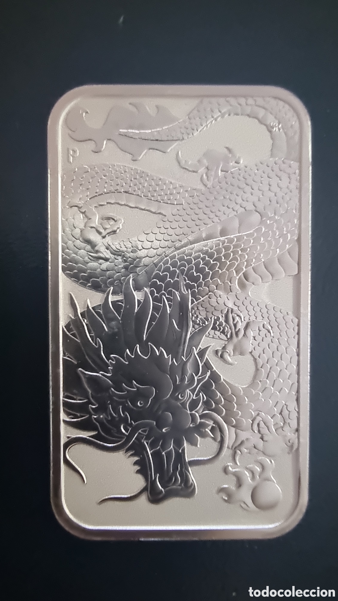 Monedas antiguas de Ocean&iacute;a: DRAGON RECTANGULAR del 2022 de 1OZ.PLATA 999,9
